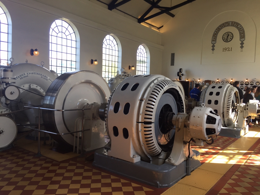 Turbines in the Elliðaárstöð Plant